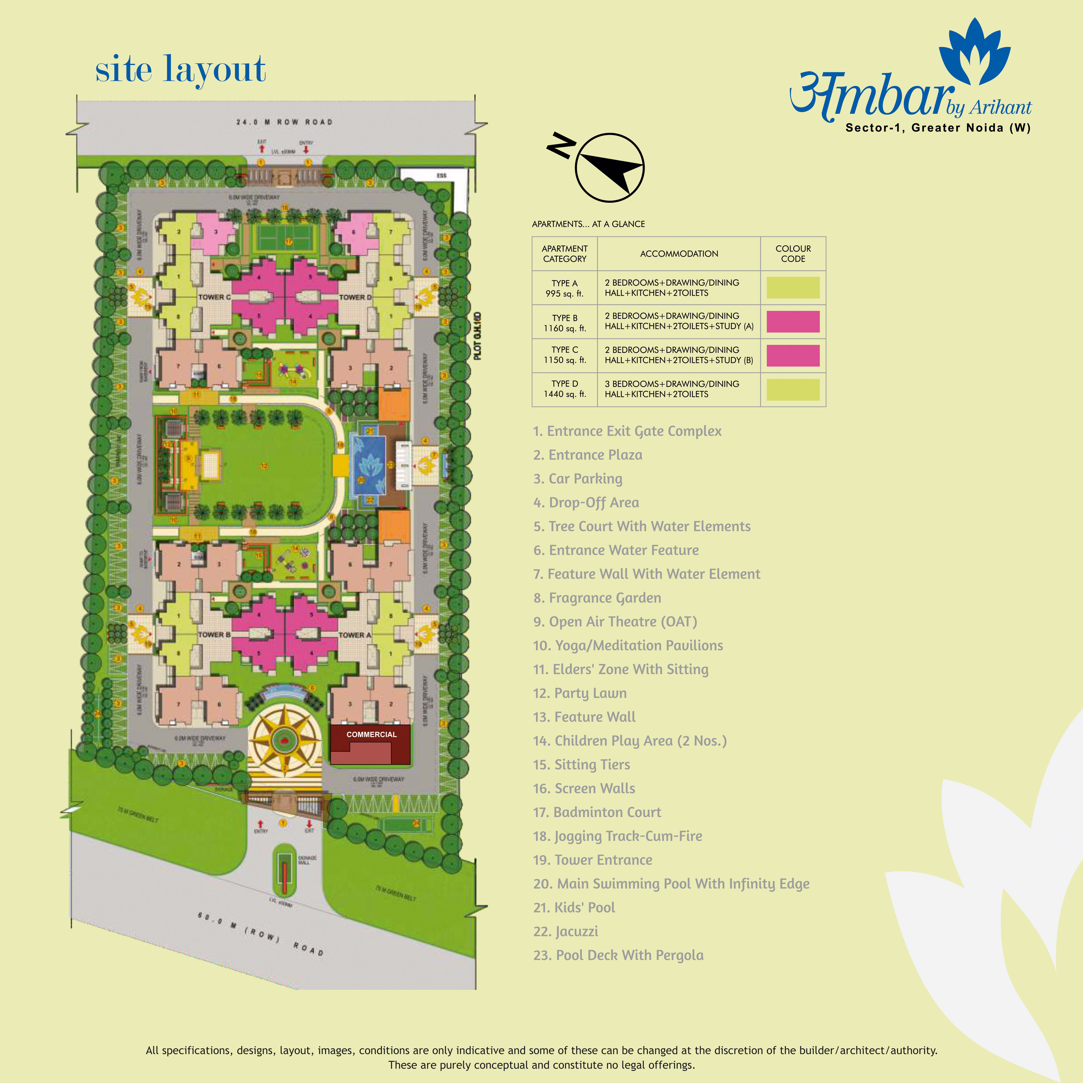 Arihant Ambar Site Plan